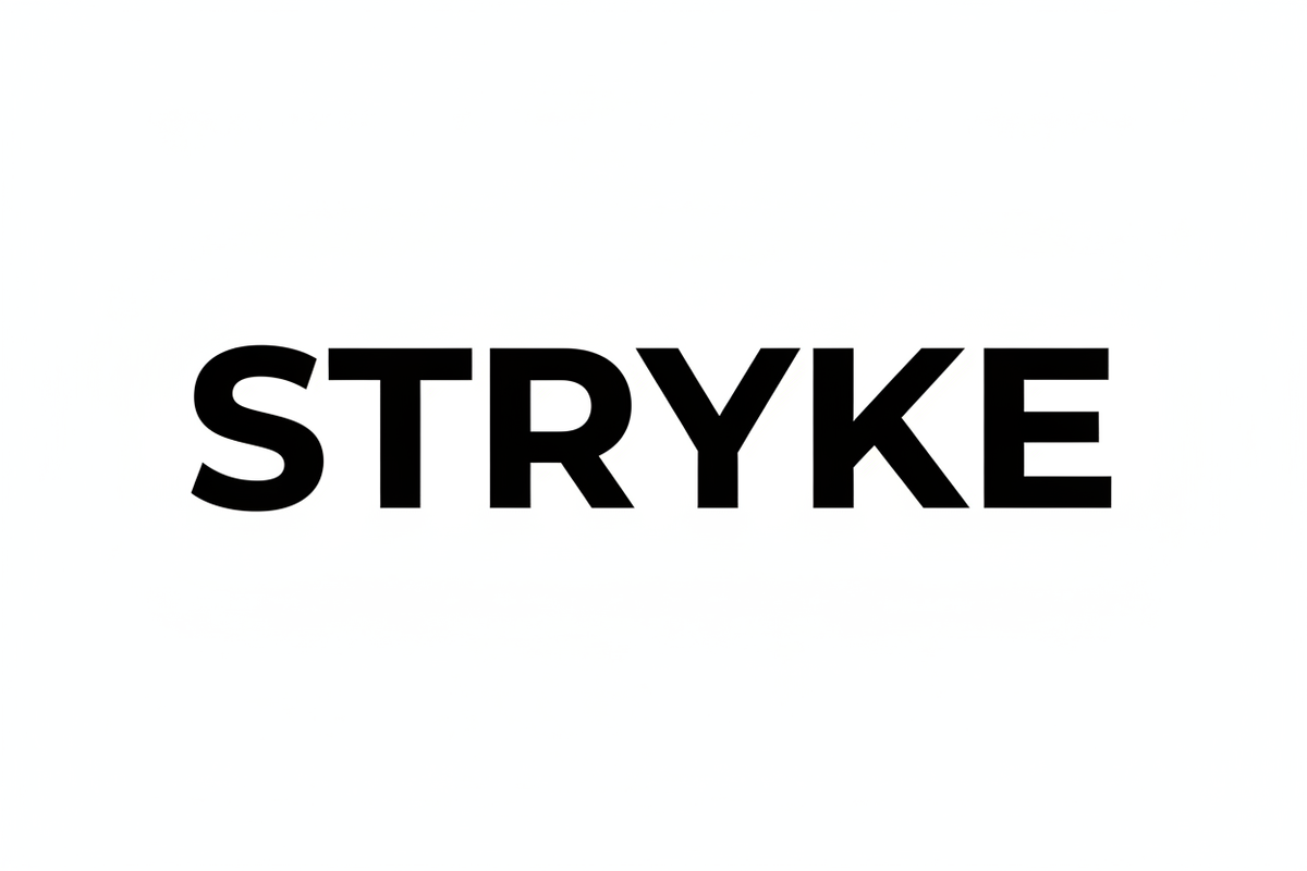 I want the logo to say STRYKE in simple text, nothing crazy. But I want it zoomed in so the logo looks bigger. 